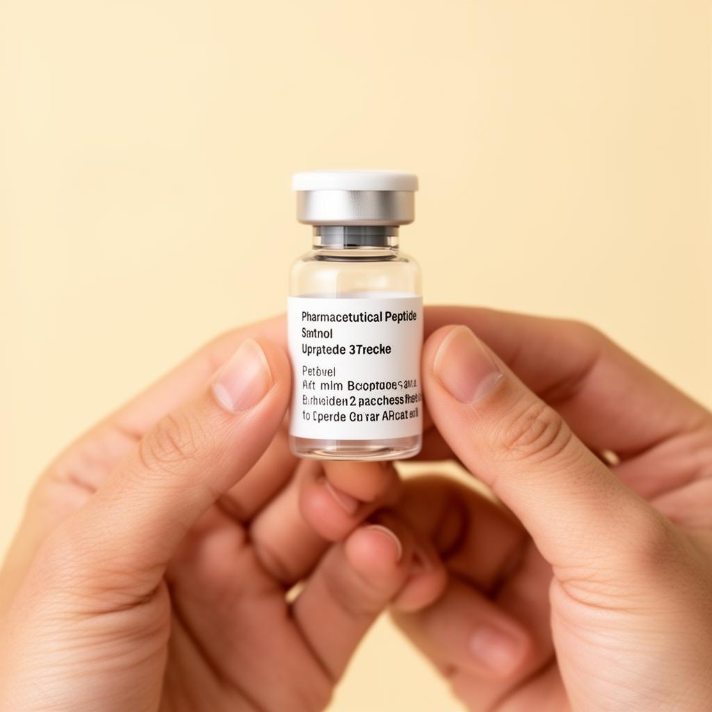 Pharmaceutical peptide vial